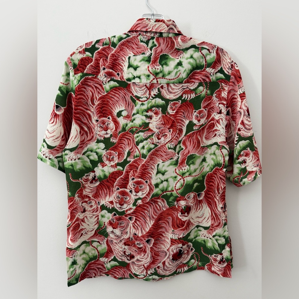 Sandro Crepe de Chine Shirt – Pink – Men’s Size S - Picture 6 of 10